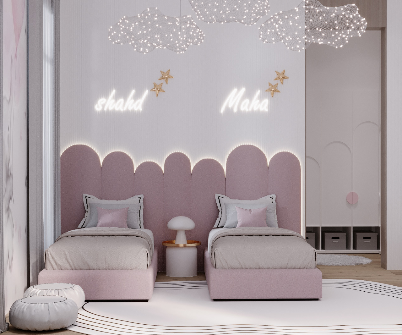 Girlbedroom 室内设计丨阿联酋-0