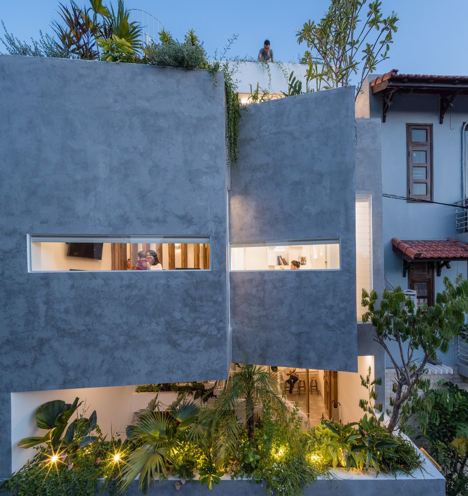 越南雨林中的“百叶窗”住宅-29