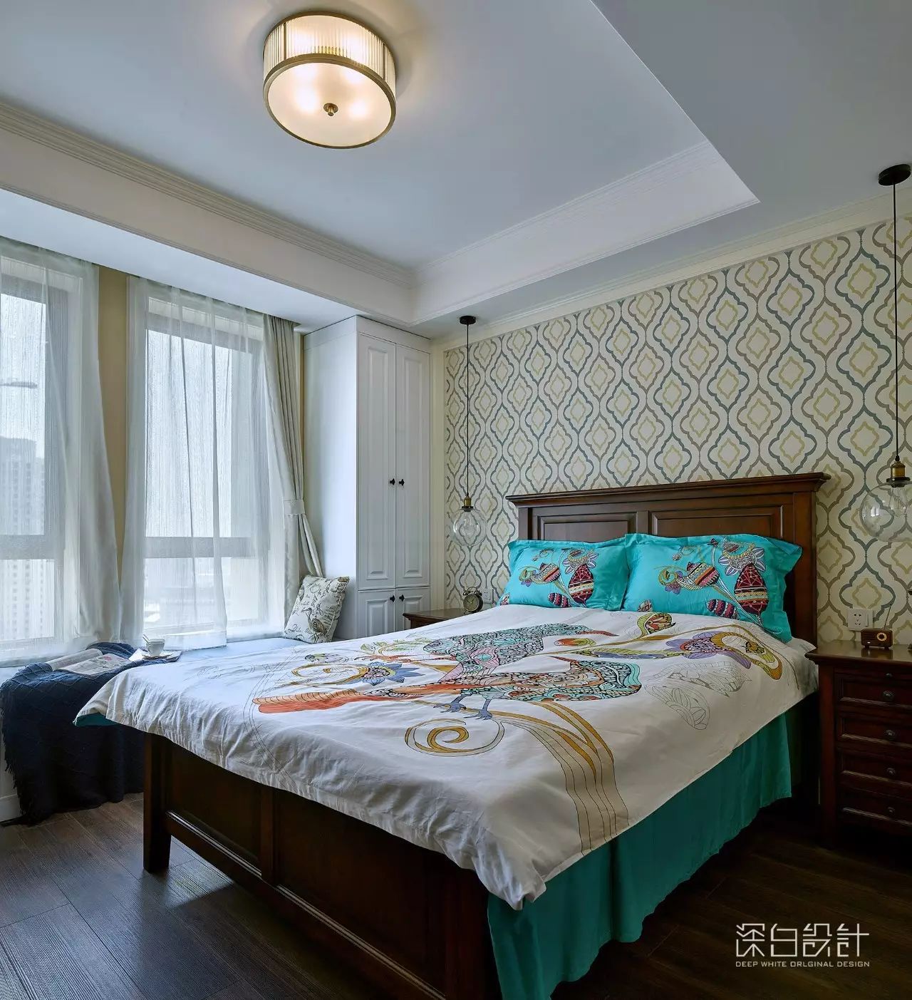 天津中粮大道美式混搭家居设计，感受小确幸的温馨时光-32