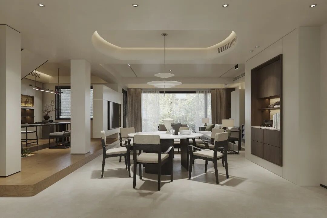 设计生活 | 大平层三要素：空间、交互、材质-13