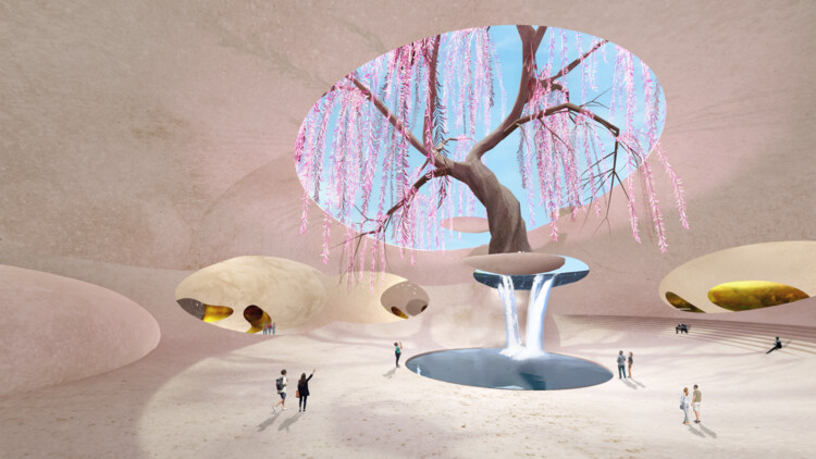 元宇宙中丝绸之路灵感的虚拟社交中心-0