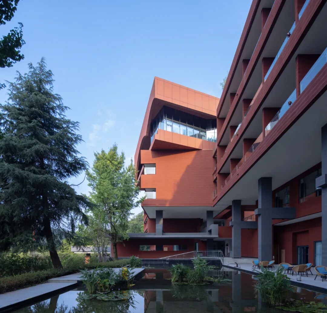 红砂岩建筑，丹棱老峨山居度假酒店-35