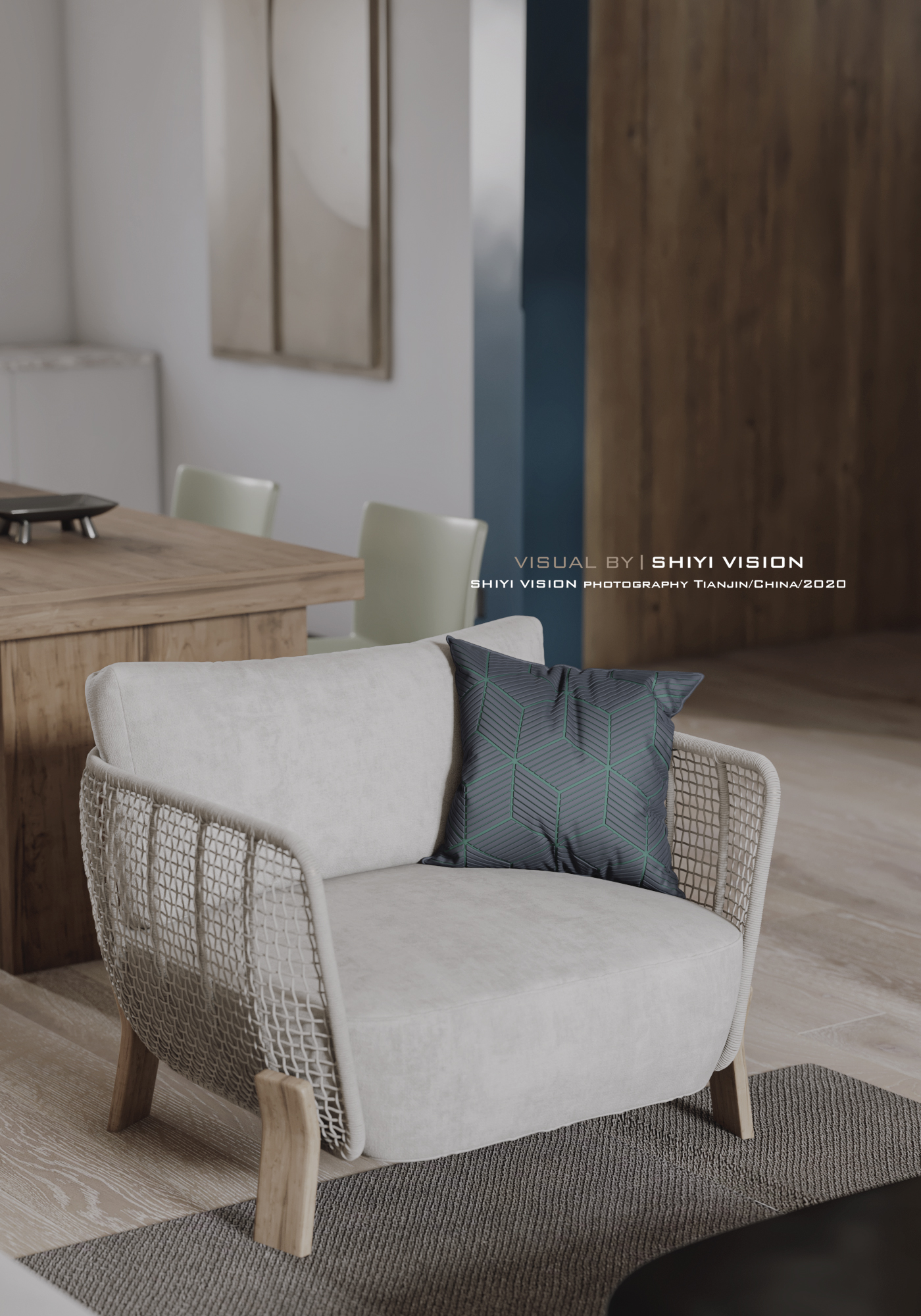 现代空间魔法 | 3Dmax2019 Vray4.2 PsCC 打造惊艳室内设计-4