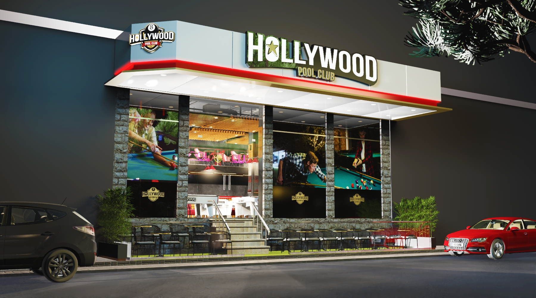 台球俱乐部 3D-1