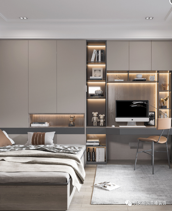 龙岸 260㎡现代风家居设计丨兴义南国鼎峰装饰-25