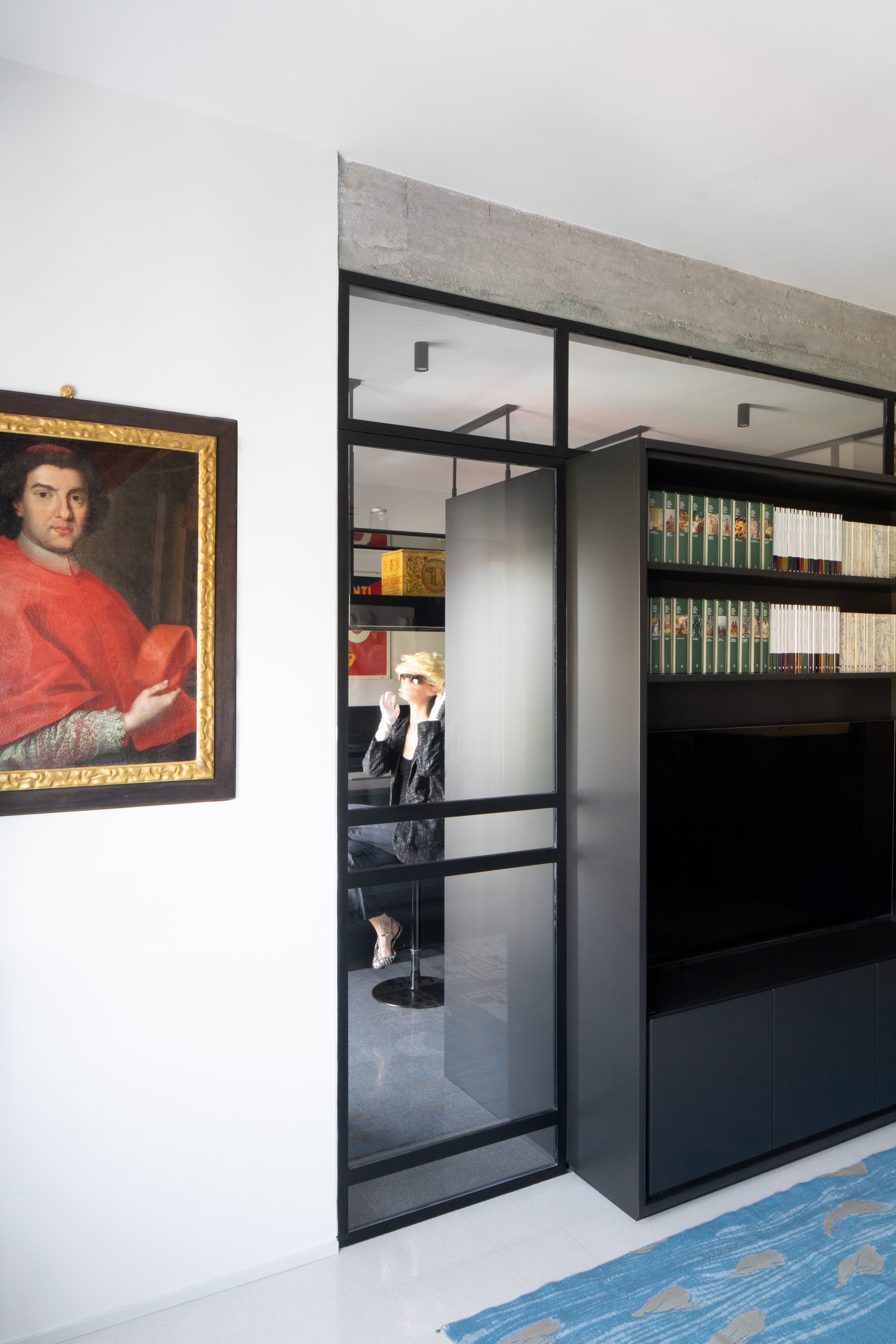 CasaDiva·PuntoZero·不规则空间里的蓝色秘境丨意大利罗马丨Punto Zero Architetti-17