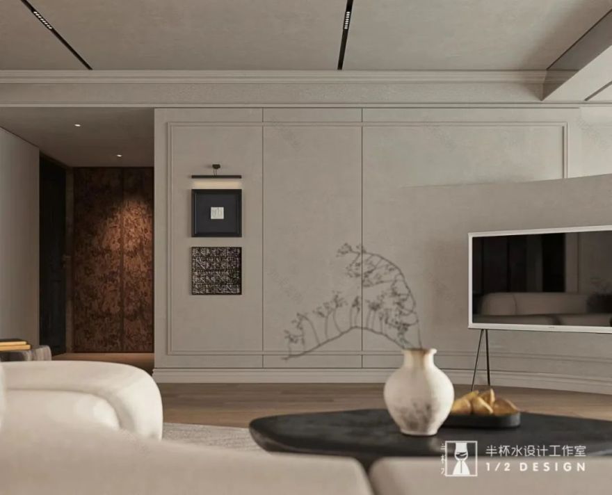 溪上旦山府 · 法式中古风的浪漫演绎丨半杯水设计工作室-9