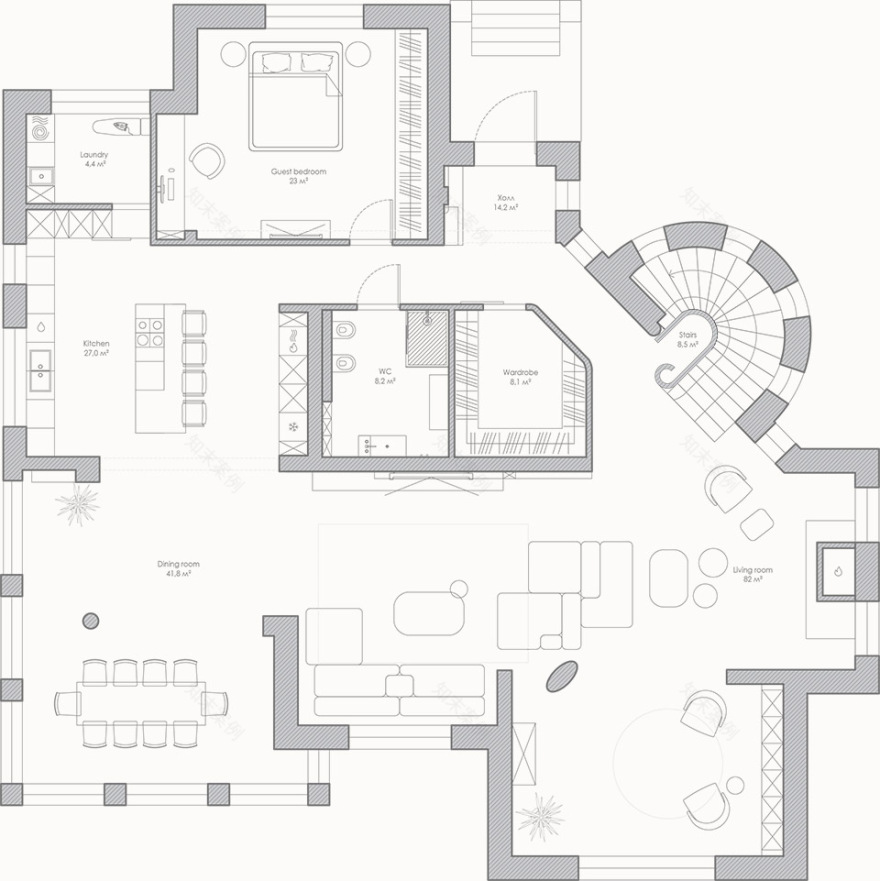 Belgic 住宅丨俄罗斯莫斯科丨Sulina Design-18