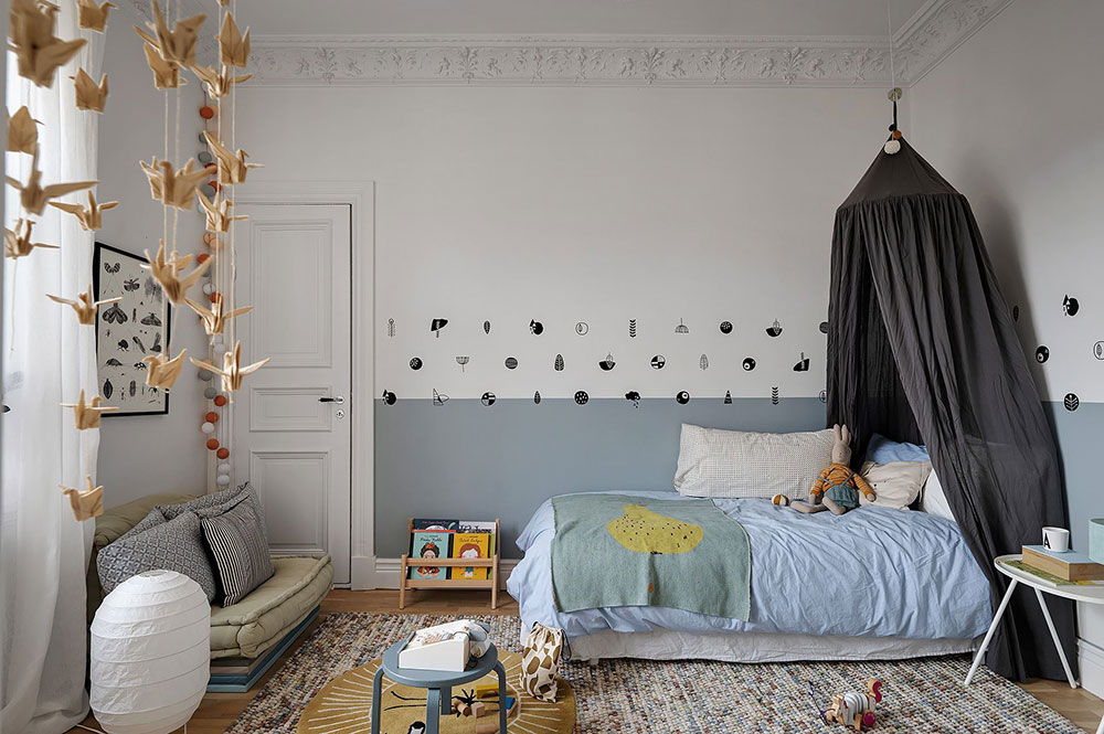 哥德堡优雅绿陶公寓，温暖纹理与现代风格的完美融合-20