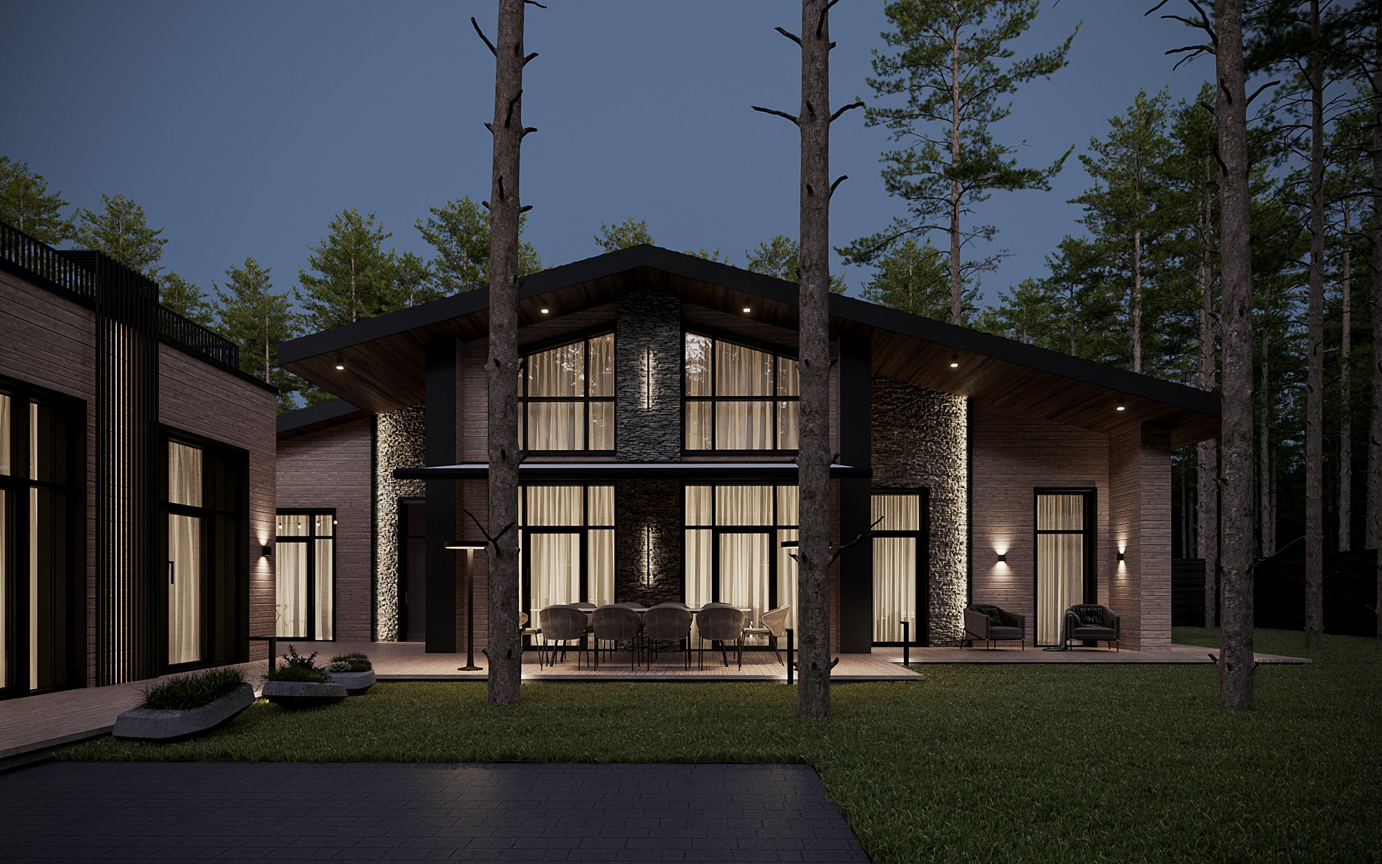 乡村木屋风格别墅丨乌克兰哈尔科夫-11