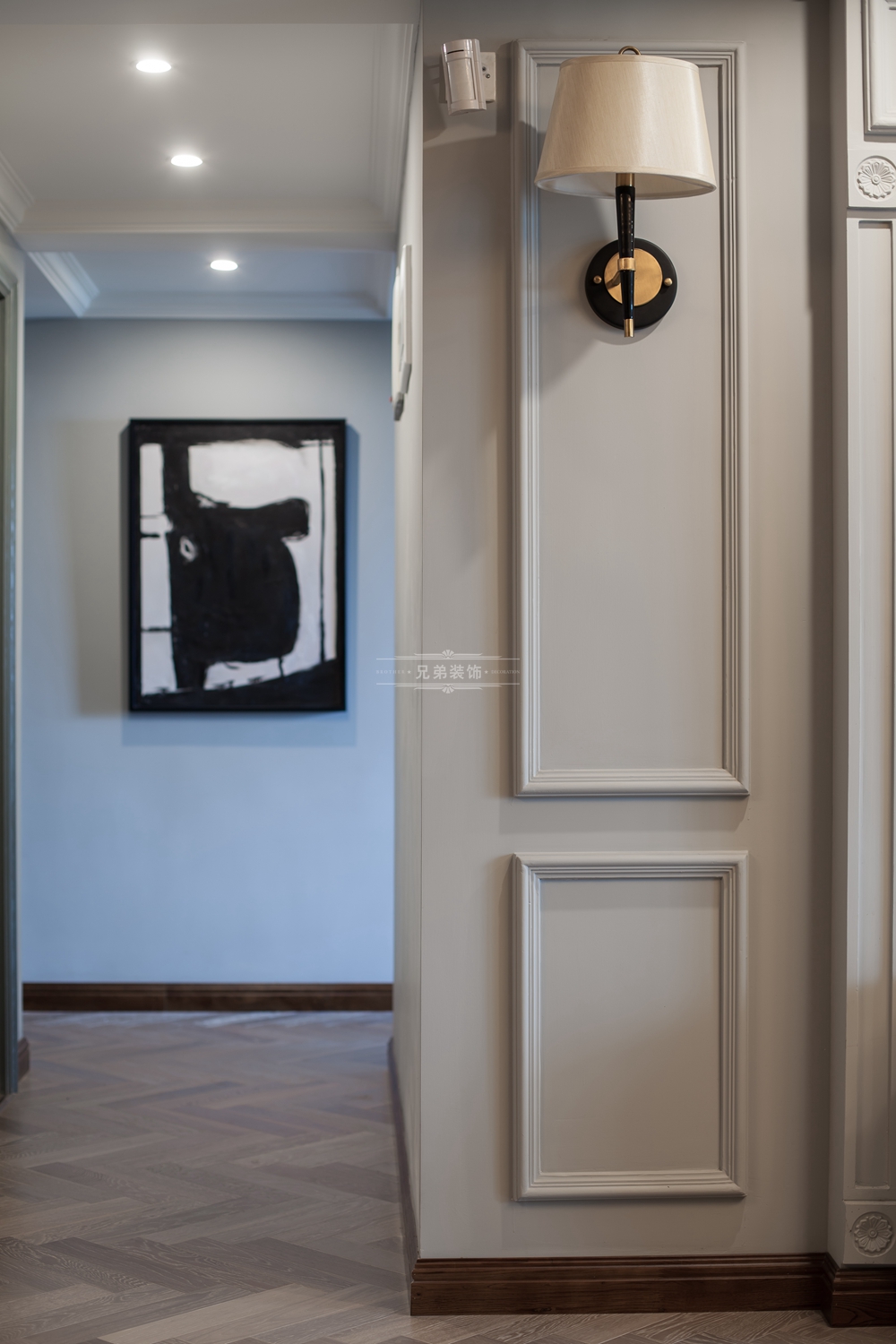 龙湖春森彼岸 150 平现代摩登美式装修设计-14