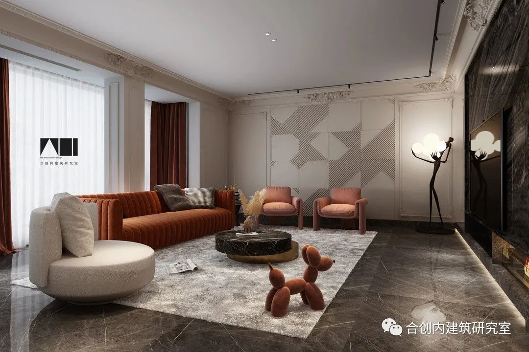 现代法式别墅「慢时光」设计,放鹤洲实景赏析-23