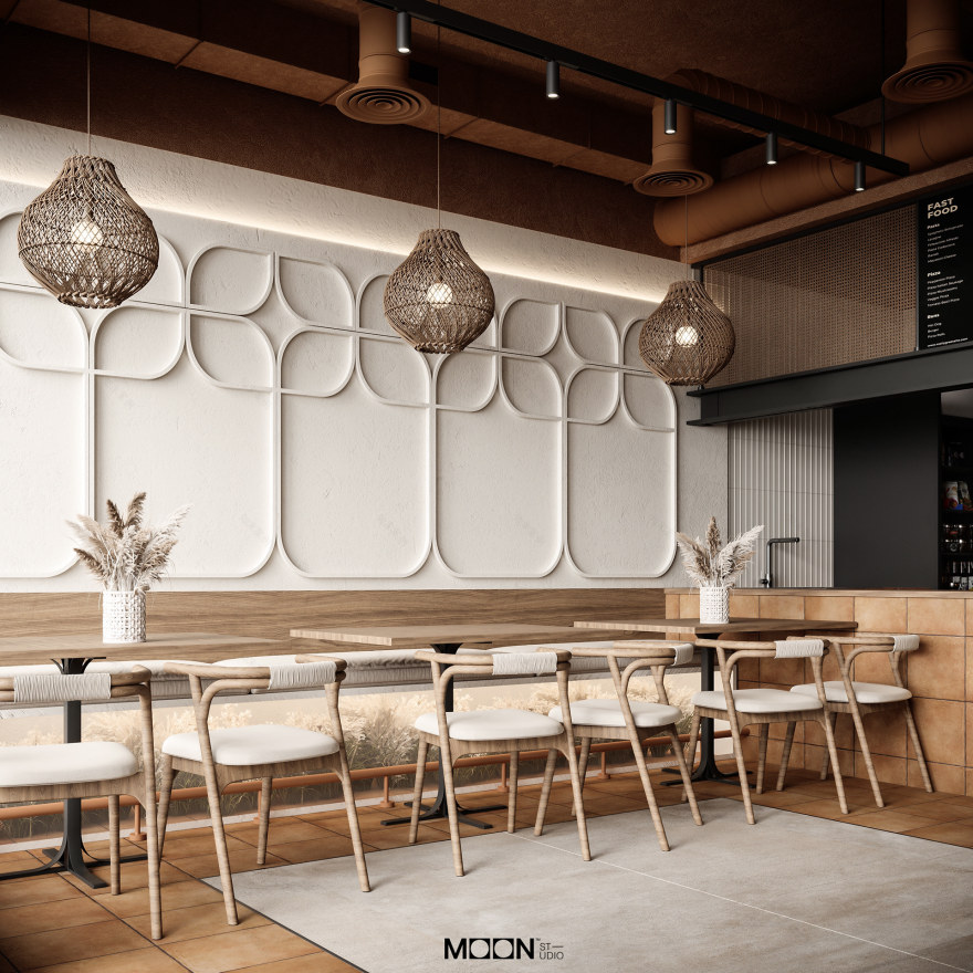 咖啡馆设计
注:Desgin可能是拼写错误,正确的应该是Design 丨Moon Studio-7