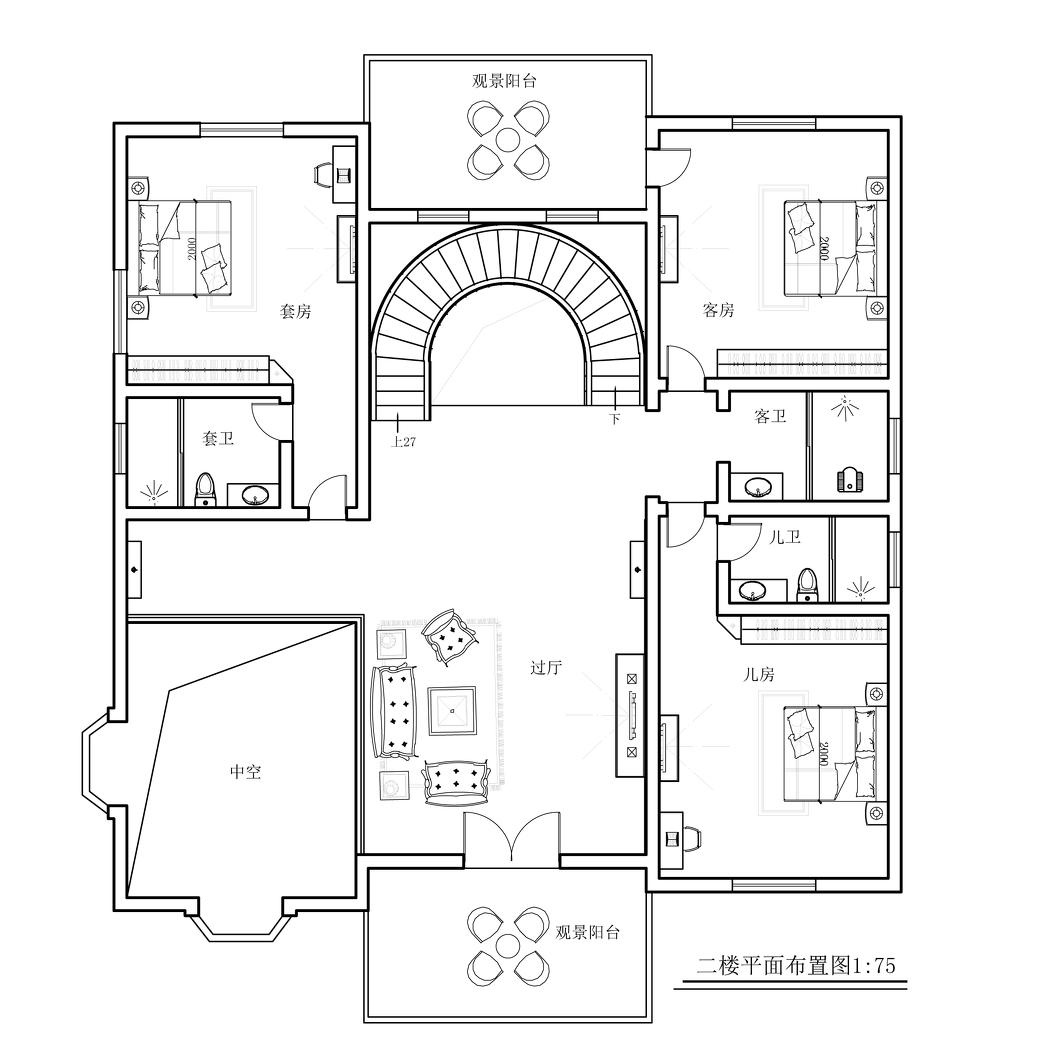 华光似锦别墅风水化解与空间优化设计-11