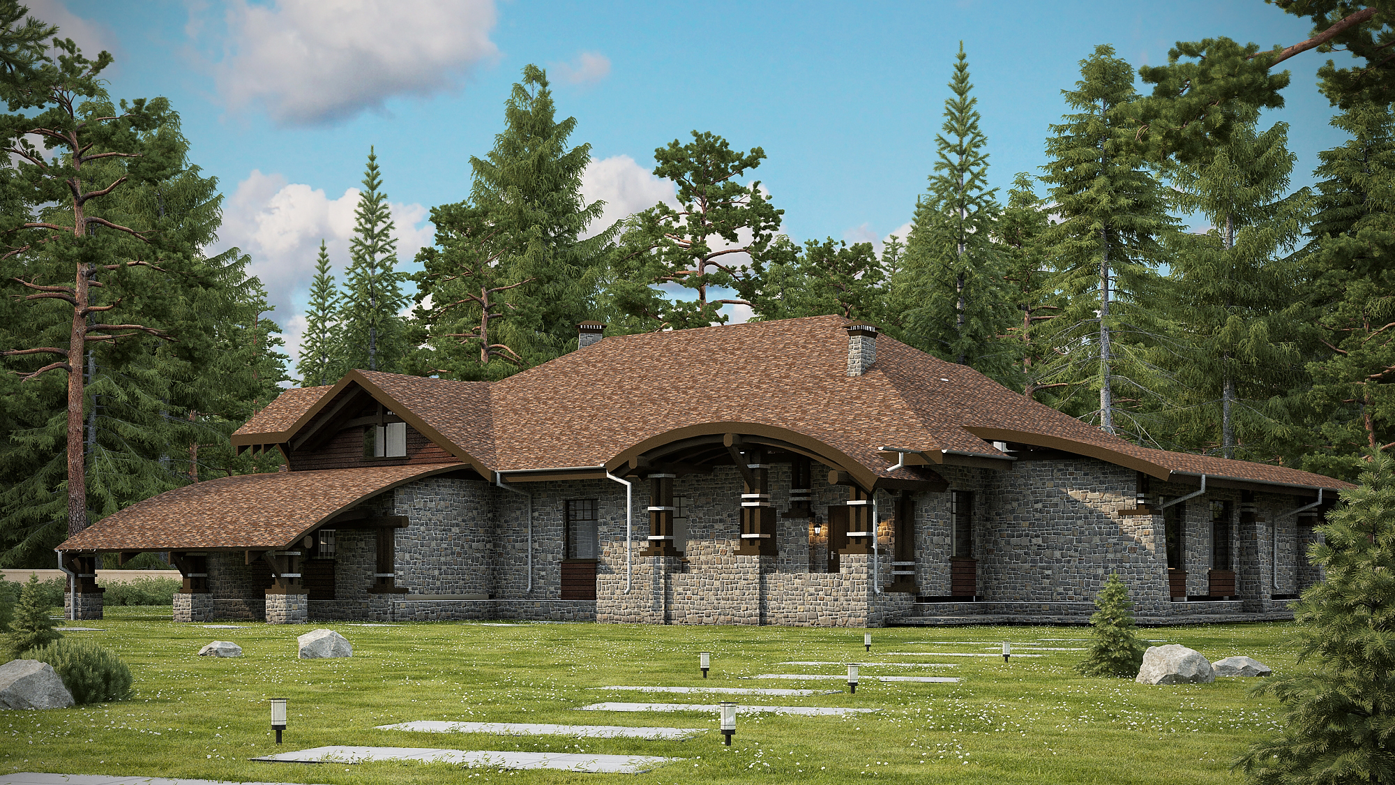 727㎡带车库的两层住宅项目丨ARXY工作室-14