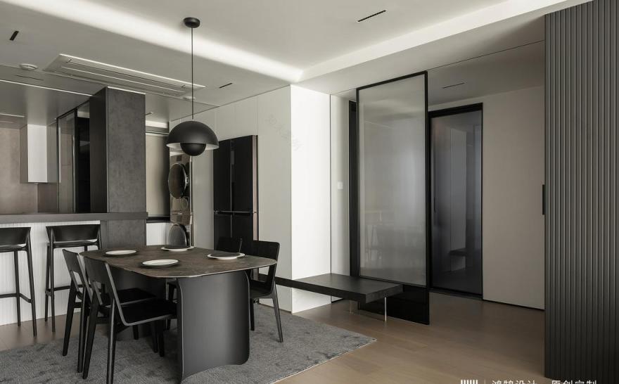 110㎡禁欲系现代风住宅-18