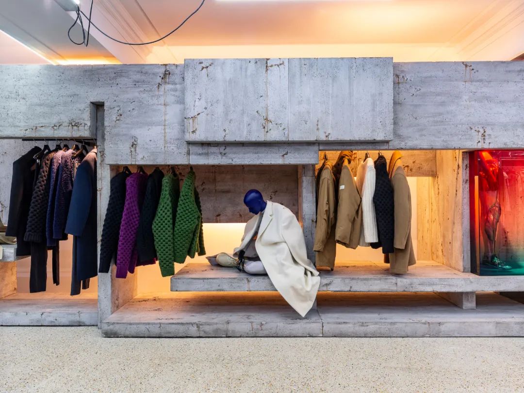 混凝土风服装店丨比利时丨Glenn Sestig Architects-15