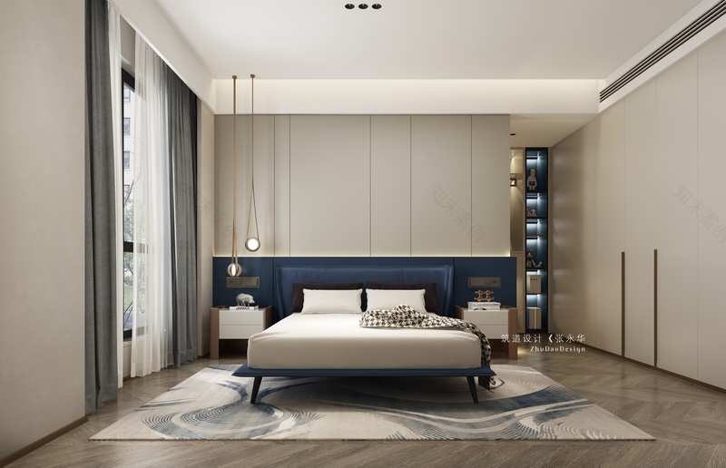 流动的光 · 现代轻奢大平层设计-7