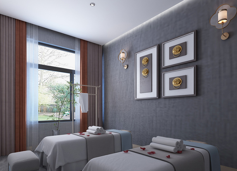 美容院室内设计案例效果图-18