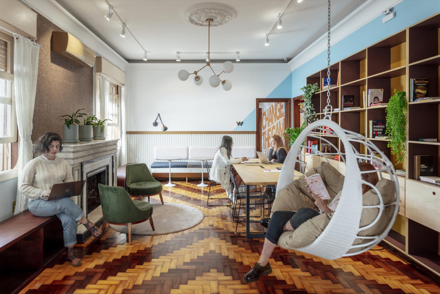 "巴西 Nuwa 女性共享办公空间，尊重历史建筑的现代设计"-1
