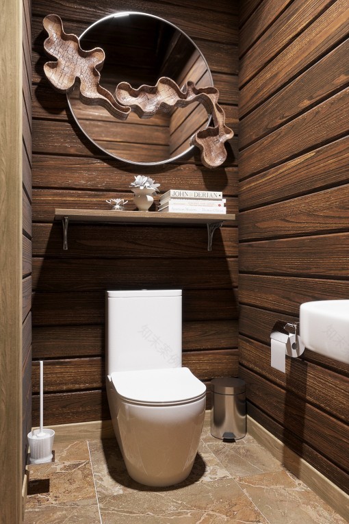 乡村别墅,郊区别墅的桑拿房及配套空间-18