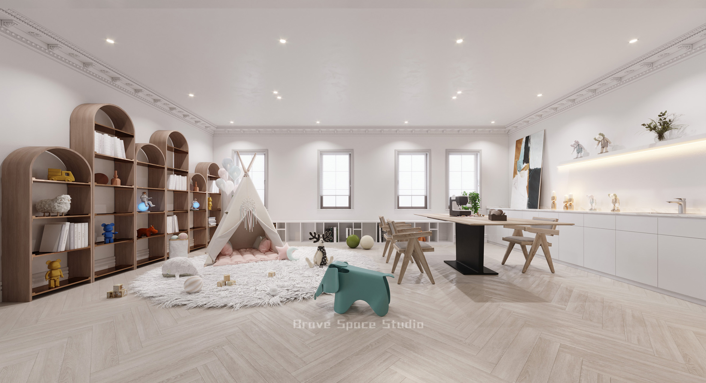 极致现代风公寓设计-2