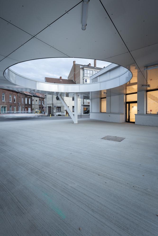 Marcinelle II School · 绿色校园的边界之美丨比利时丨LT2A,OPEN ARCHITECTES-28