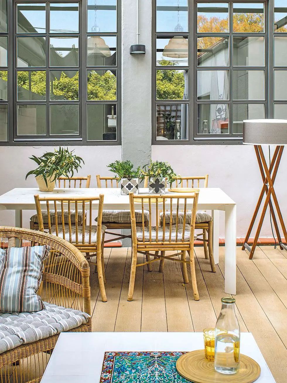 巴塞罗那格拉西亚区现代温馨镇屋改造-17