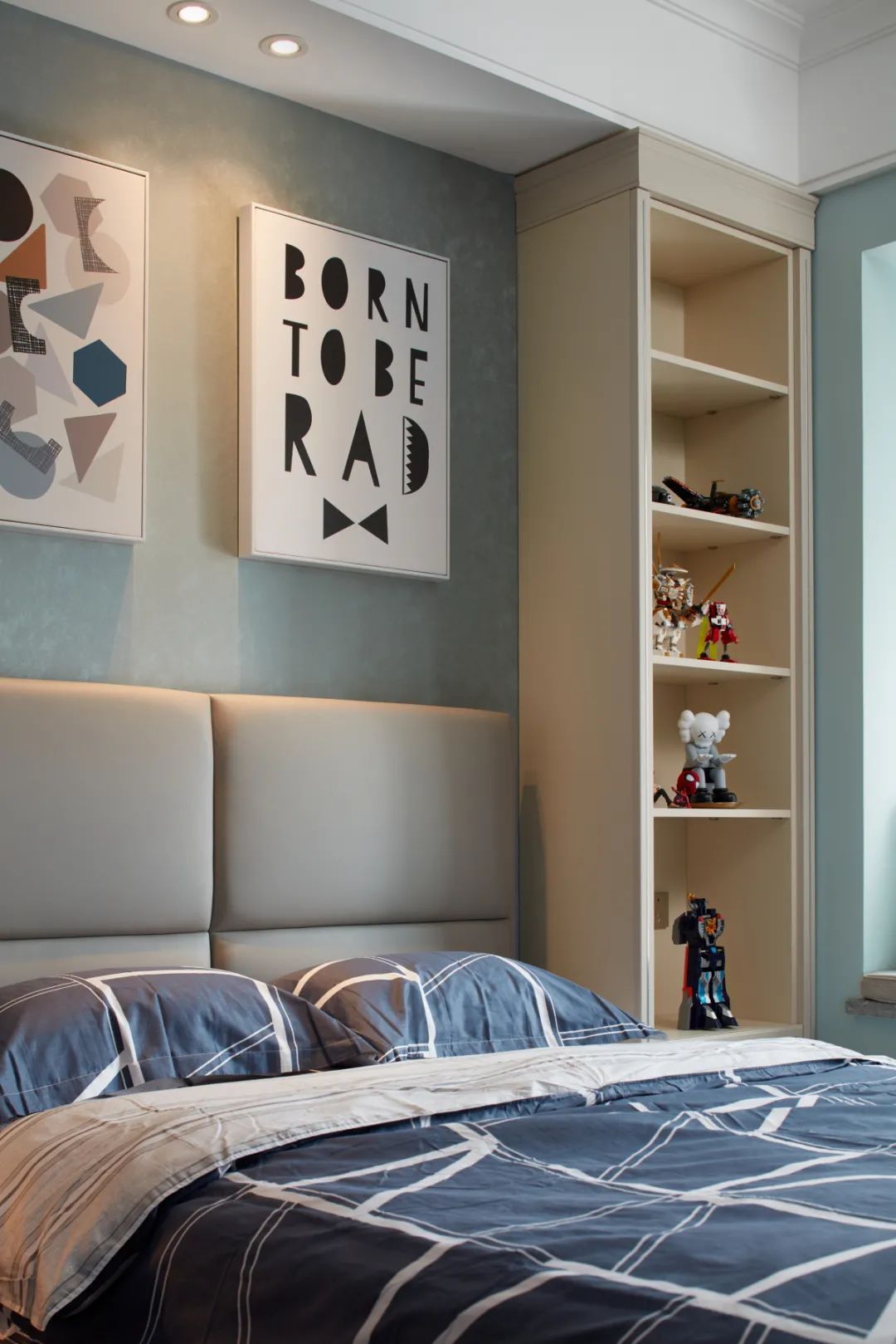 蓝色多瑙河恋曲 · 南宁四房两厅优雅空间设计丨中国南宁丨柒颜设计-71