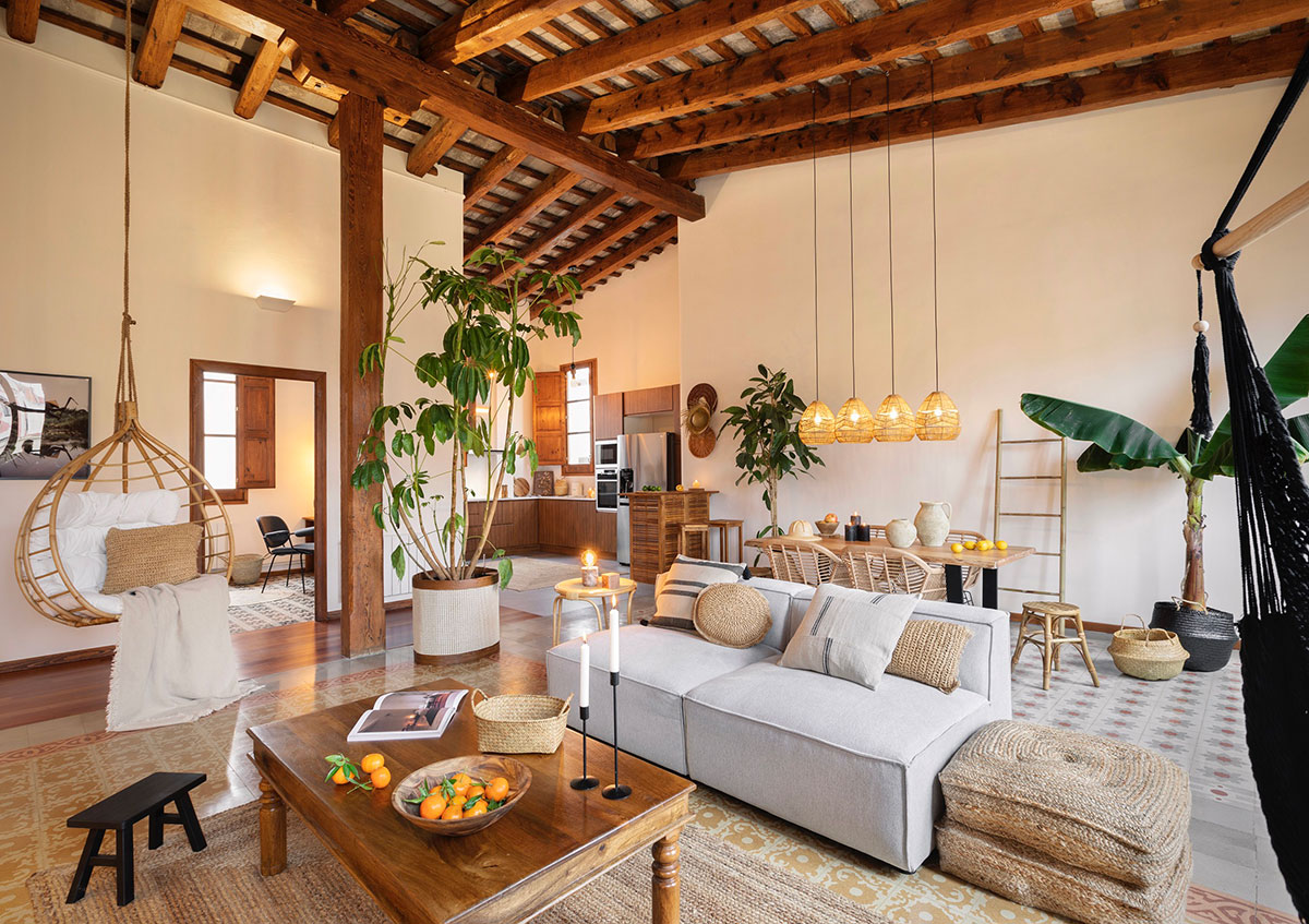 巴塞罗那市中心的异域风情公寓-1