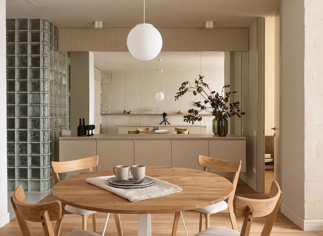 60㎡暖色质朴空间设计丨Denisenko Tatyana-10