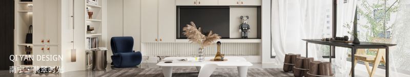 滨江府 143㎡四房两厅设计丨朝露柒颜设计-54