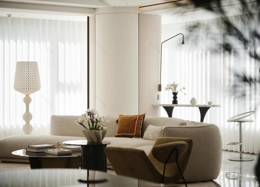 中宁府·绿洲298㎡精装大平层丨中国南京丨观享际SKH室内设计-7