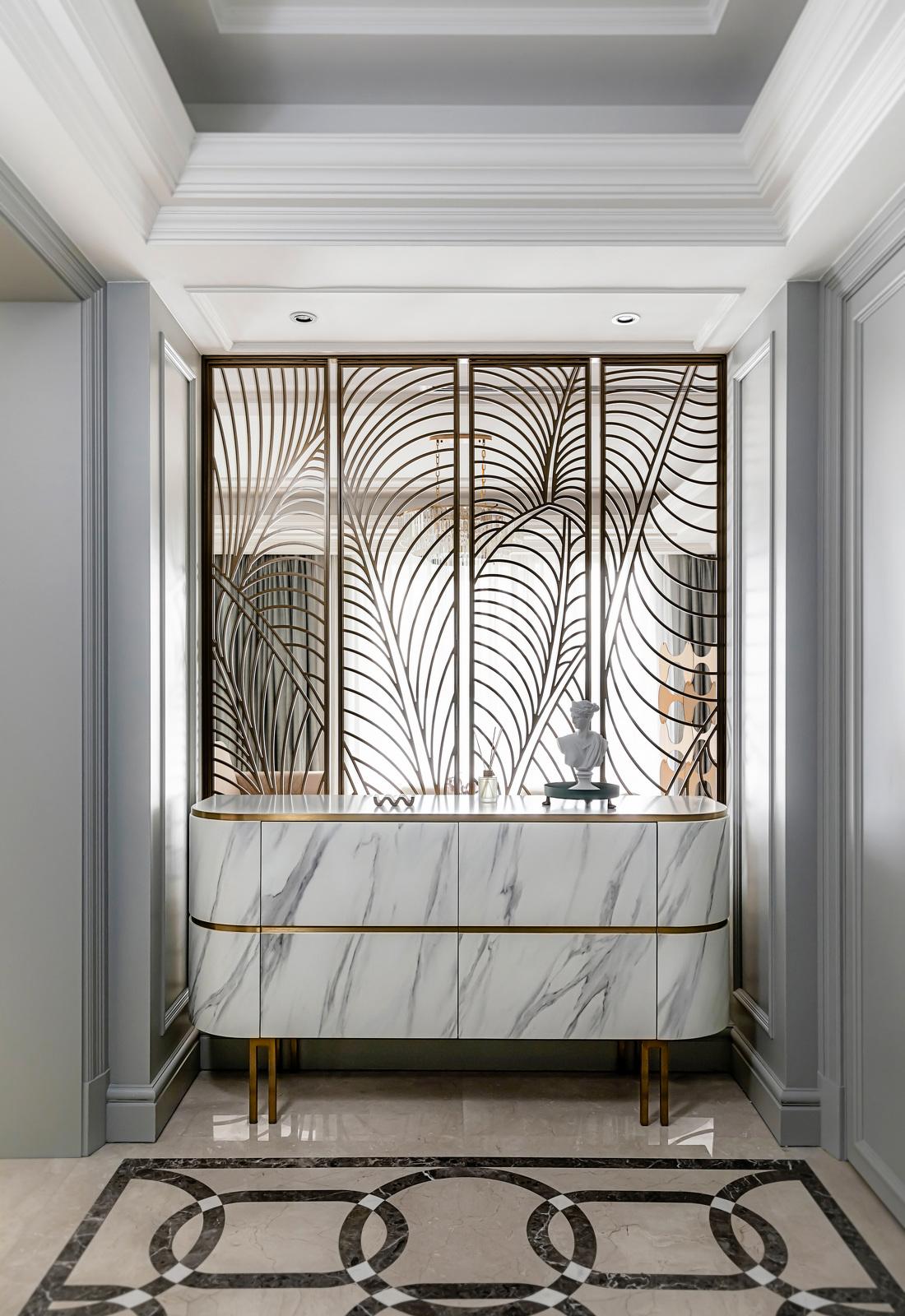 现代轻奢法式平层家居设计-0