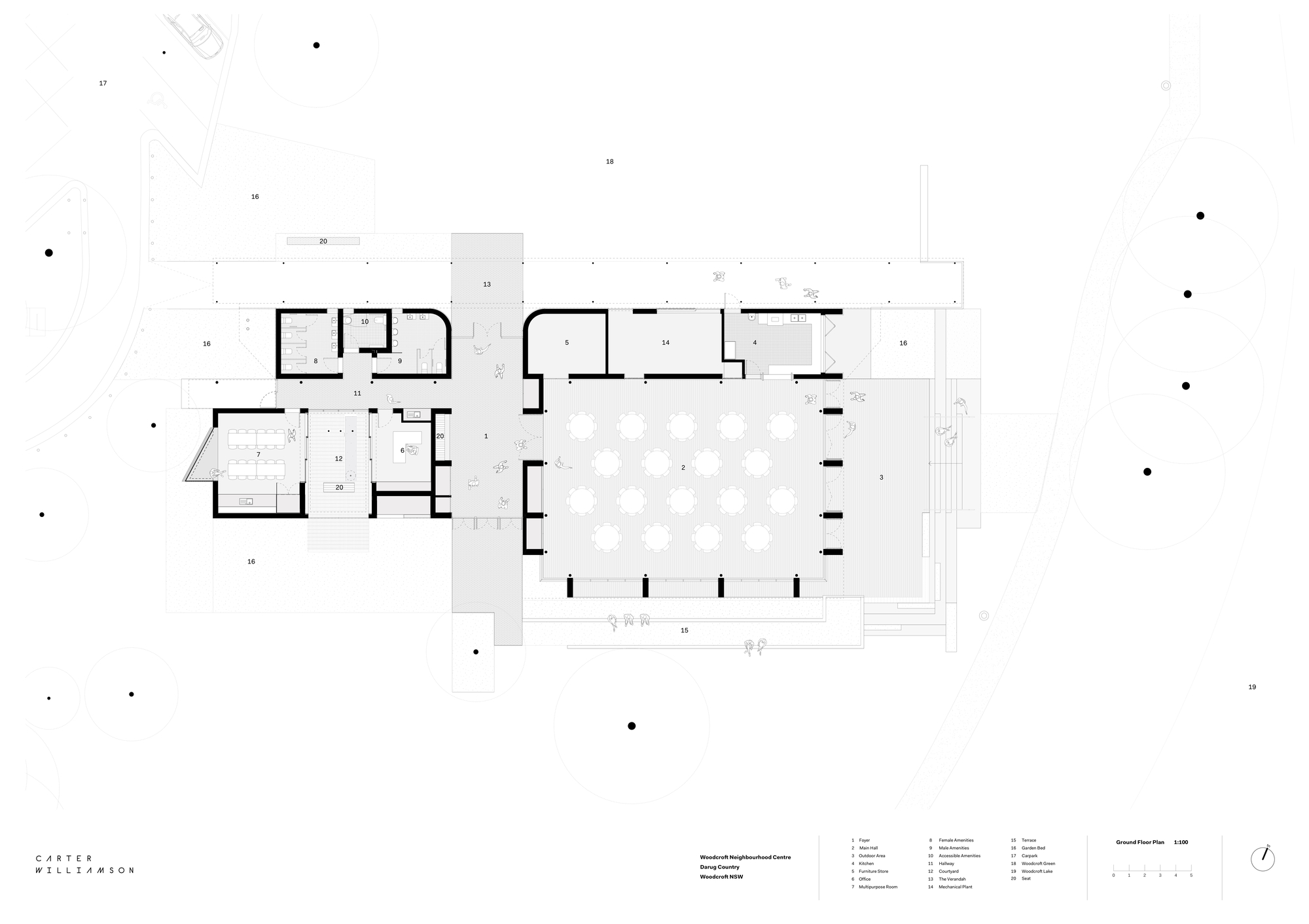 Woodcroft Neighbourhood Centre  / Carter Williamson Architects-17