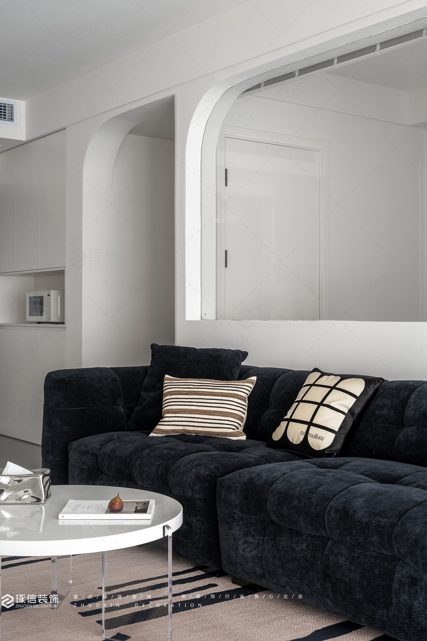 包豪斯混搭酷现代空间丨琢信装饰-6