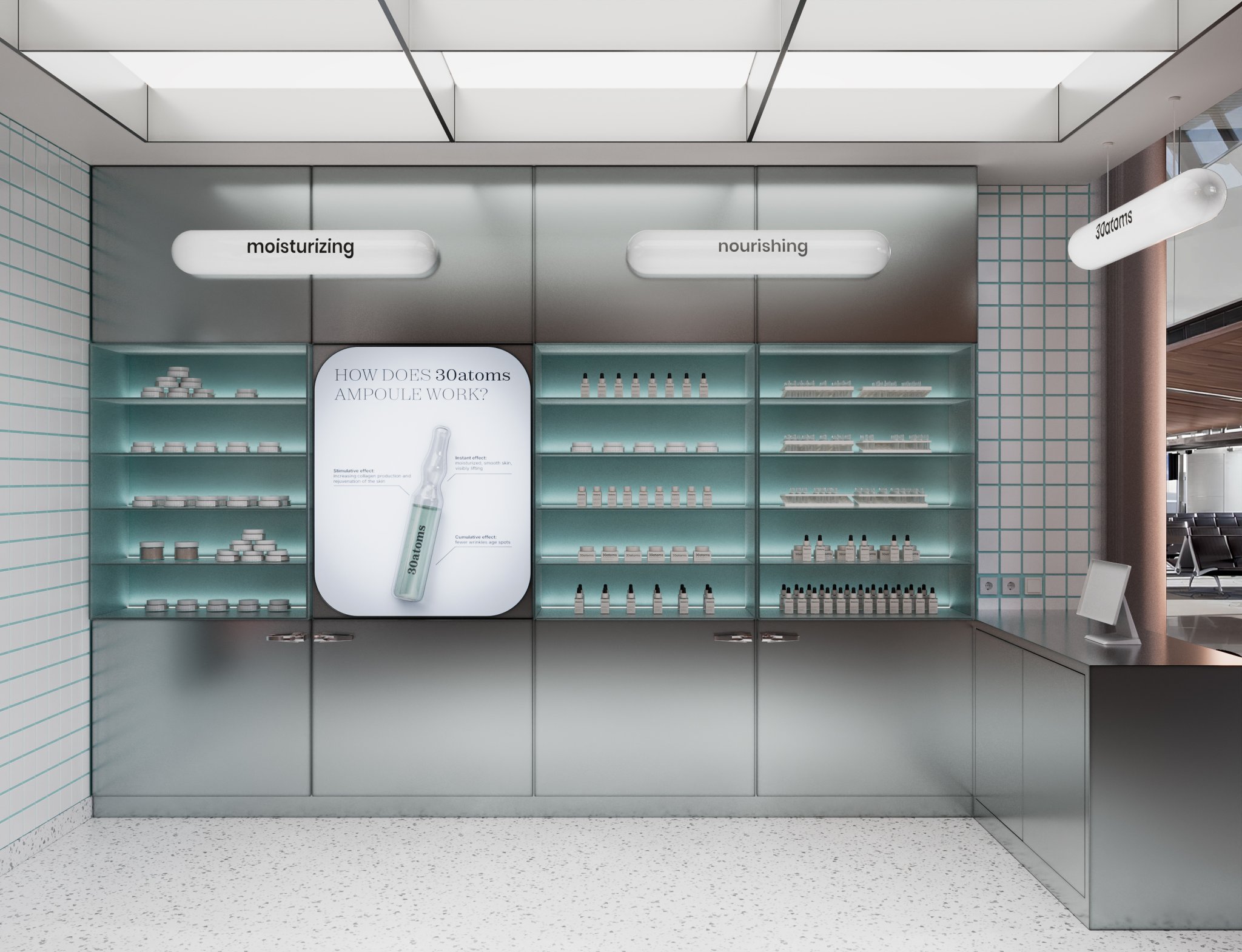 护肤品牌30atoms快闪店丨Kseniya Popova-8