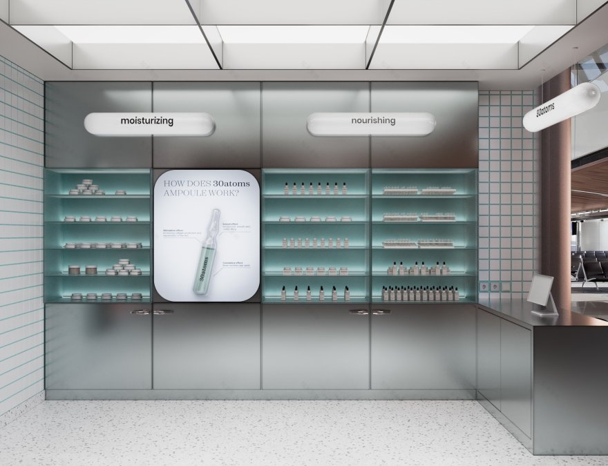 护肤品牌30atoms快闪店丨Kseniya Popova-8