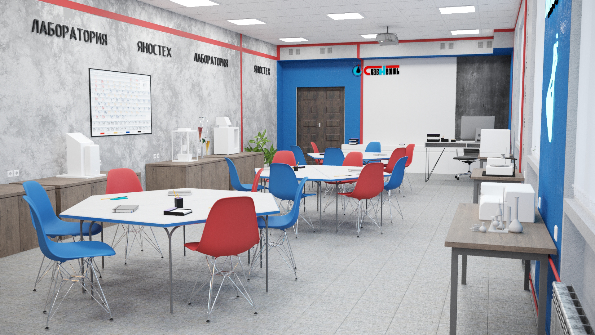 Yaroslavl 工业经济学院室内设计丨俄罗斯雅罗斯拉夫尔-28