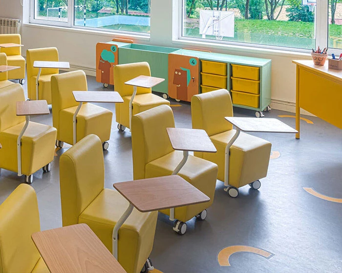 葡萄牙某学校室内设计丨DAM 品牌设计师-14