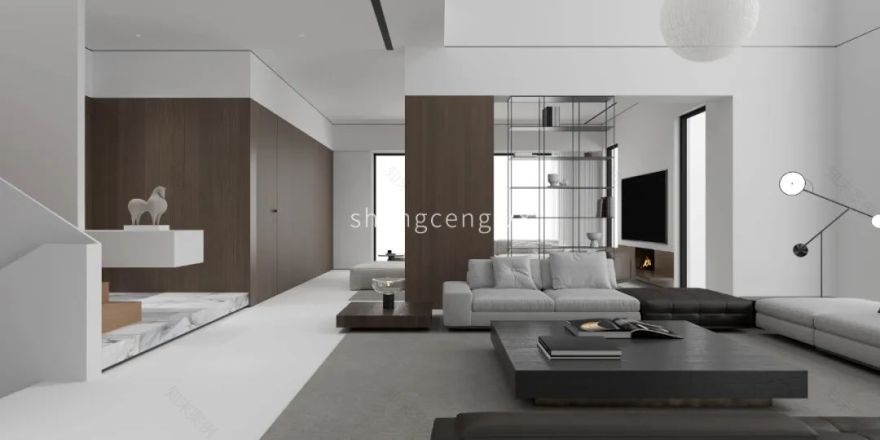 800㎡至简之美别墅 | 在空间本质中寻觅自我-9