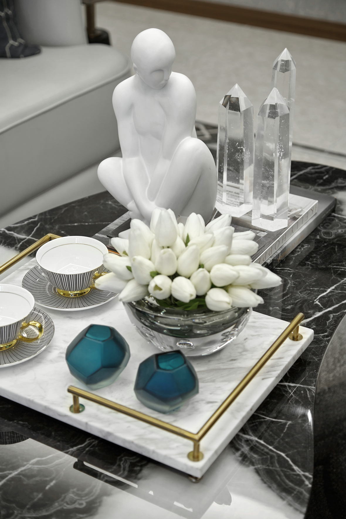 中山万科城轻奢样板间,低调优雅的生活美学-11