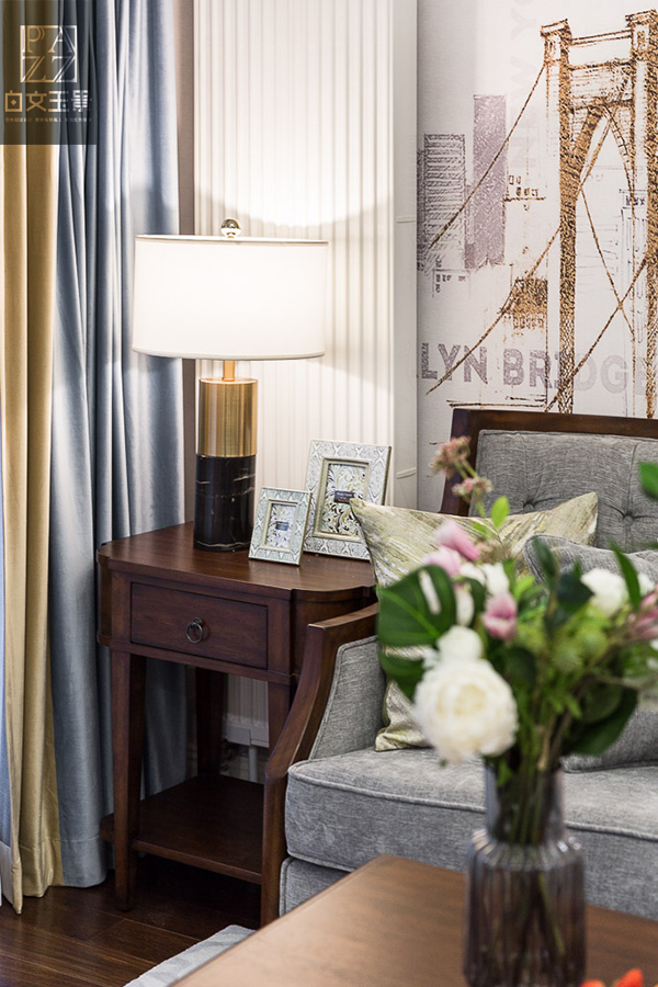 摩登美式轻奢【芳华】之家,打造实用与优雅并存的四室两厅-24
