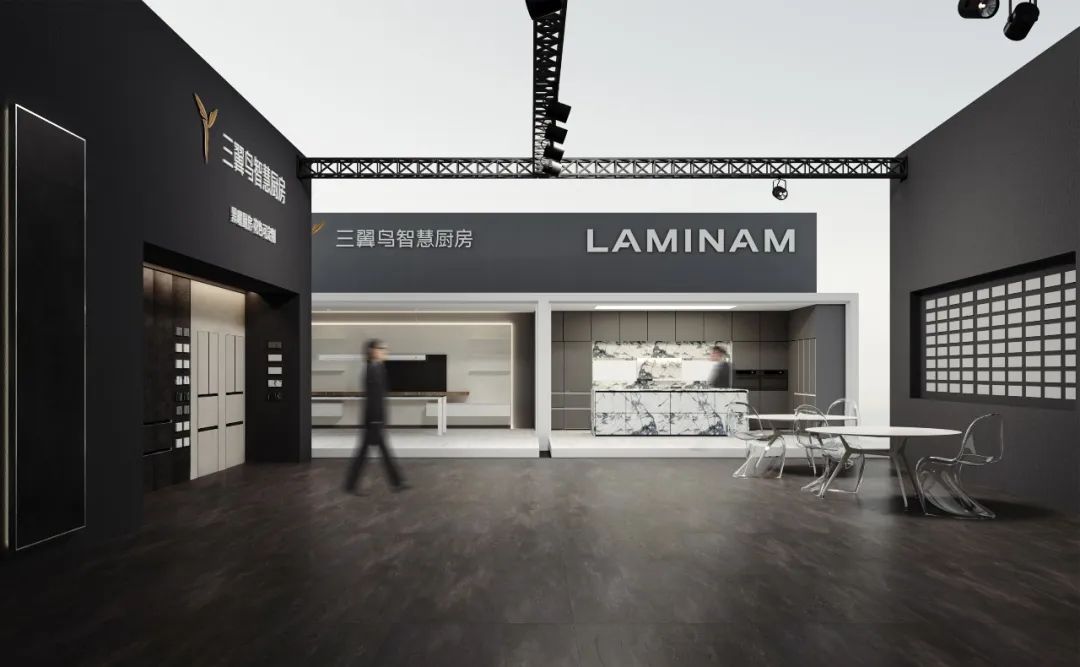 广州设计周2023 | LAMINAM X LAMBORGHINI X 三翼鸟 X metaphor_ 打造全岩空间美学-16