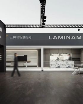 广州设计周2023 | LAMINAM X LAMBORGHINI X 三翼鸟 X metaphor_ 打造全岩空间美学