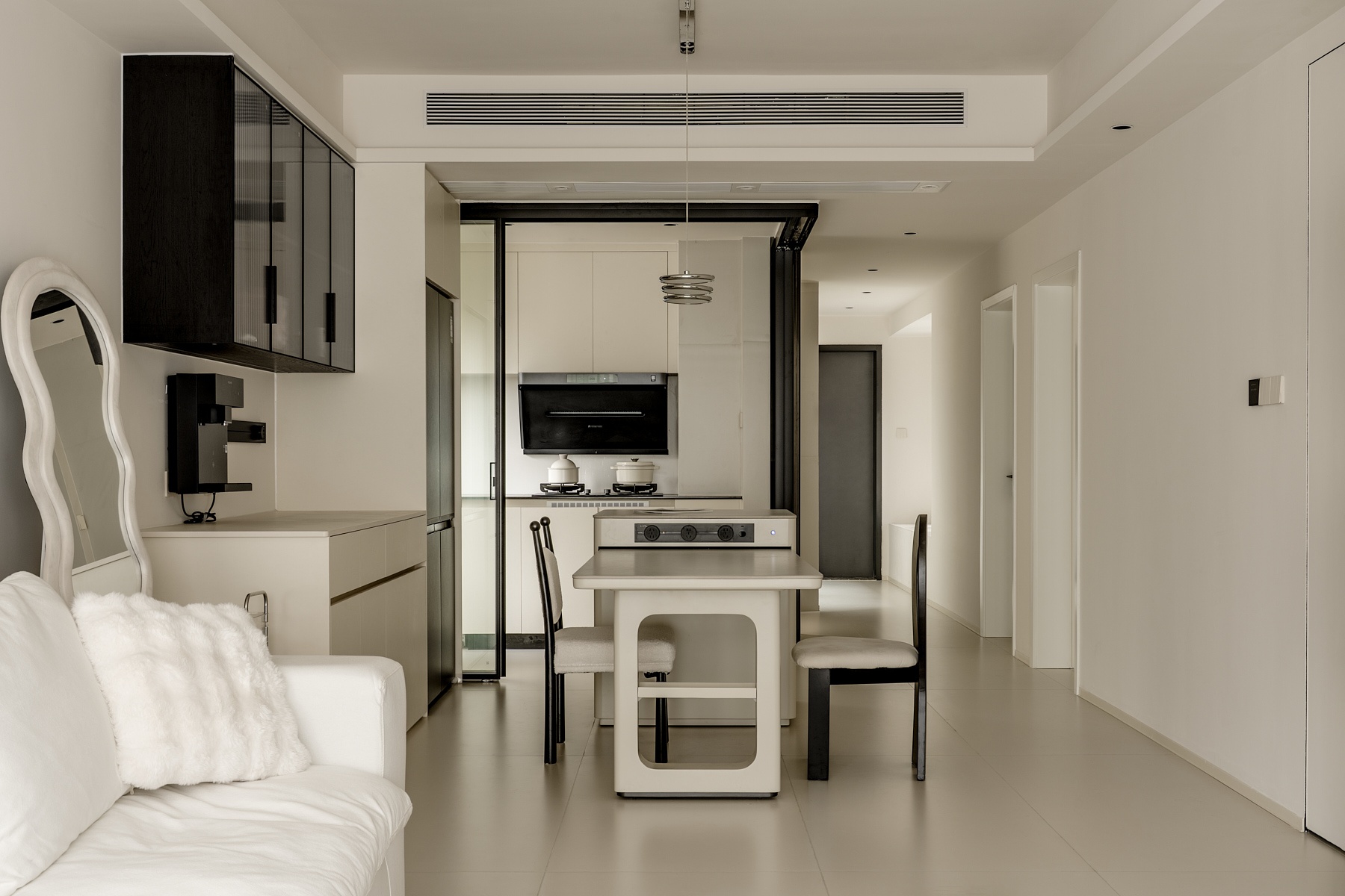 98㎡三房格局，动线重塑×收纳整合×简约奶油风-82