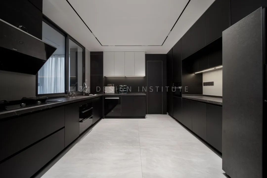 极简黑的魅力 · 广州番禺区的冷静之家丨中国广州丨301 设计研究所-22
