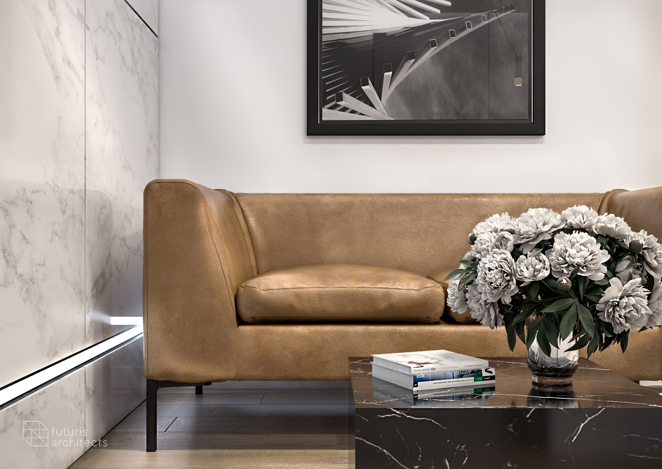 未来主义建筑师事务所设计的办公室-0