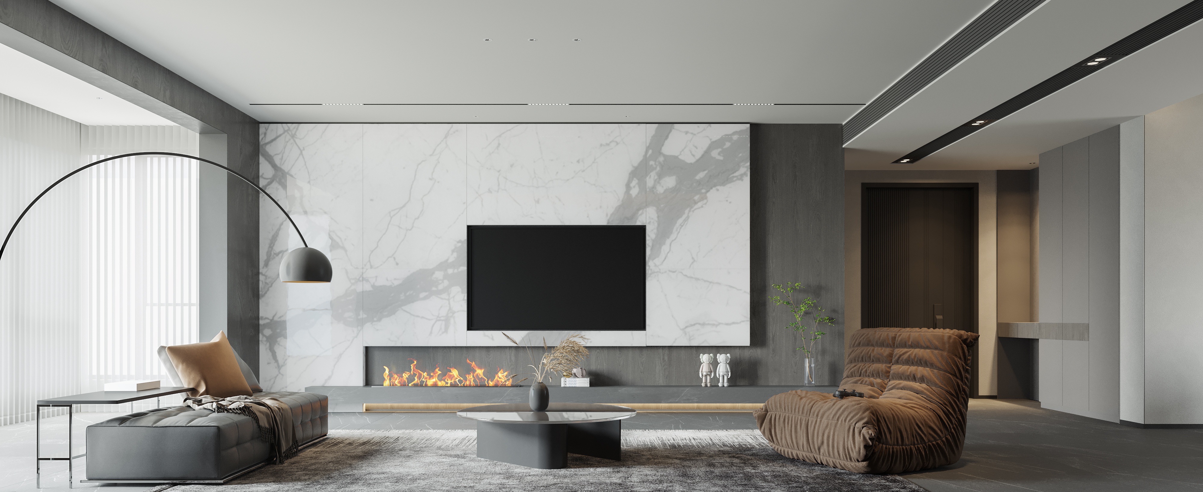 现代风格层住宅设计丨筑荣视觉-4