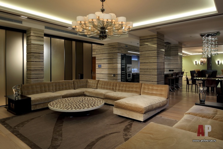 带全景窗的公寓室内设计丨Кулиш Дмитрий,Карпова Анна等-19